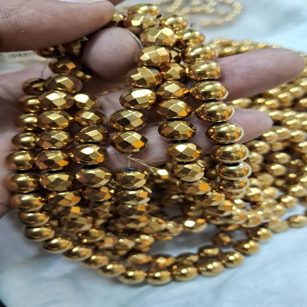 Hematite golden Dark Crystal Beads