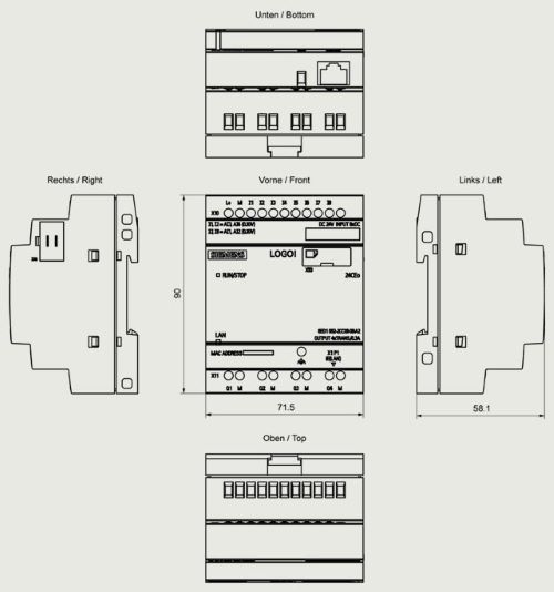 SIEMENS LOGO PLC 6ED1052-2HB08-0BA2