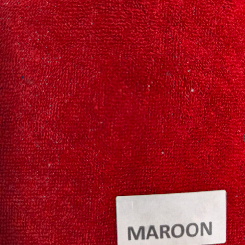 Maroon Terry Fabric