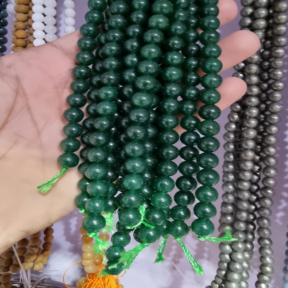 Jade Plain Crystal Beads
