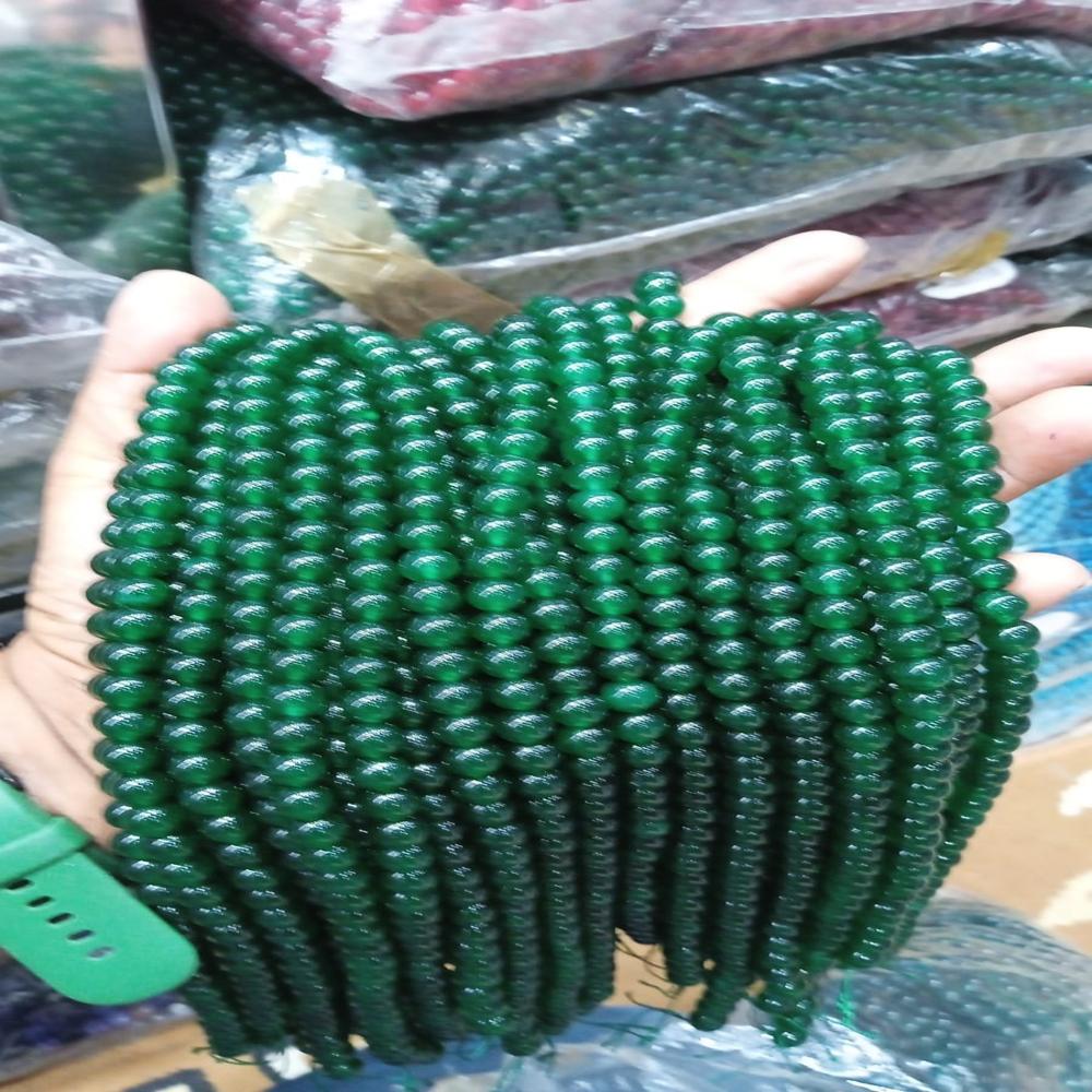 Jade Plain Crystal Beads - Color: Multicolour