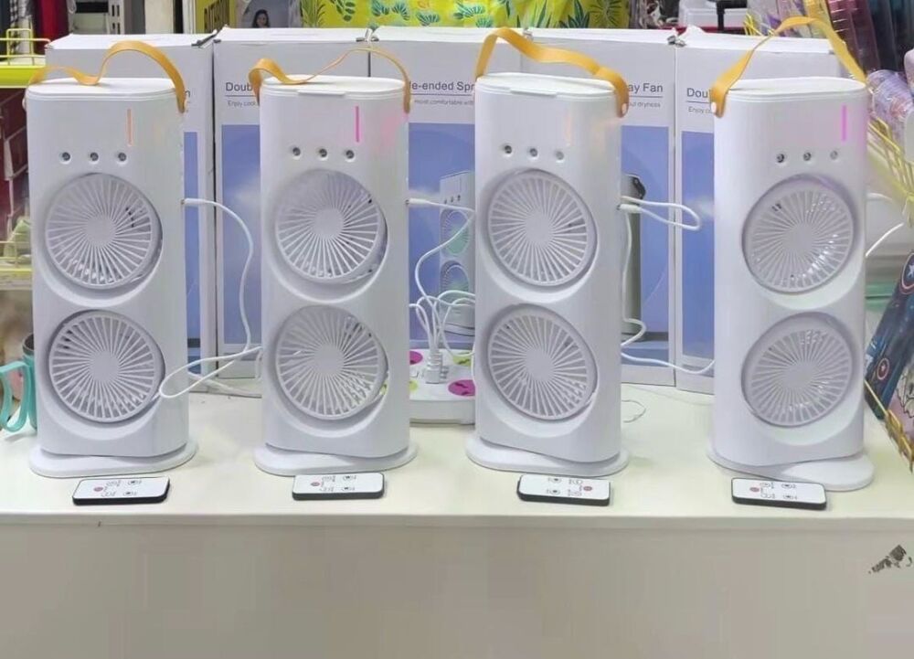 Portable Double-Ended Spray Fan