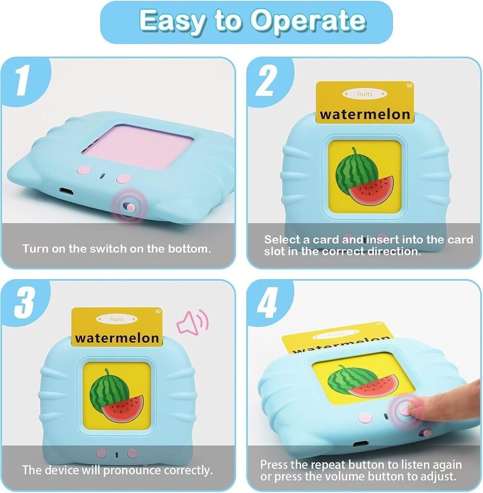 Taking Toy Flash Card for Kids Early Language Education-Fun