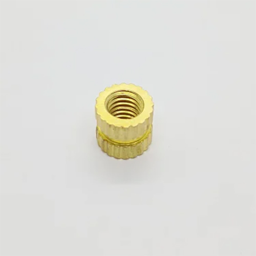Brass Single Groove Straight Knurling Insert