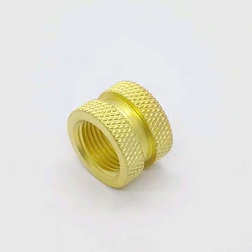 Brass M12 Diamond Knurling Insert