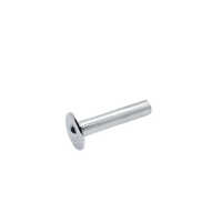Brass 4 Mm Chrome Plated File Screw - Color: Silver