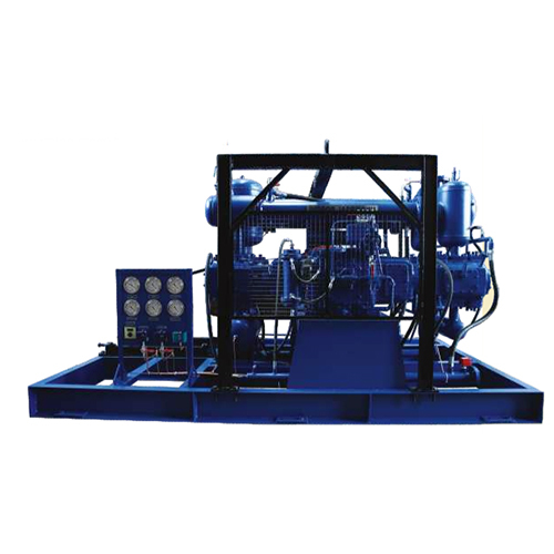 Heavy Duty Reciprocating Compressors (Lubricated) - Color: Blue Paint Coated