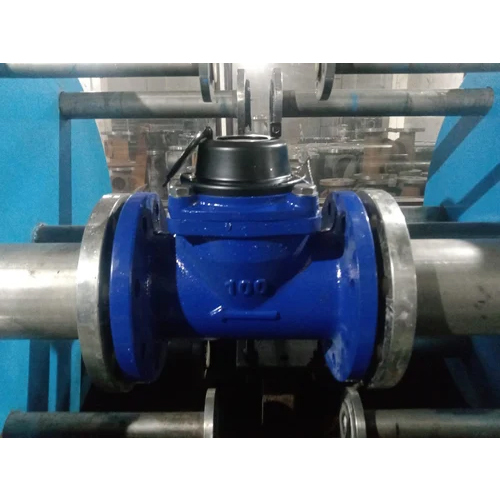 Ss Mechanical Analog Flow Meter - Color: Blue