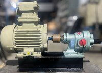 Rotary Gear Pump - 1" X 1" Coupled With Induction Motor