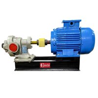 SS316 Rotary Gear Pump - 2" x 2" Coupled with Induction Motor