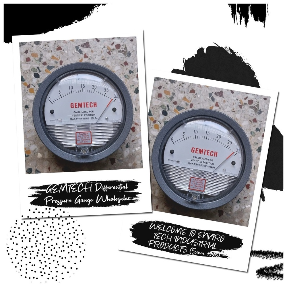 G2007 Gemtech Differential Pressure Gauge Range 0-7.0 Inch Wc
