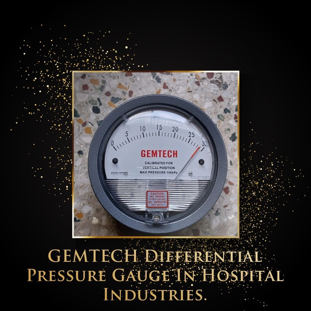Gemtech Differential Pressure Gauge In Nepz Noida