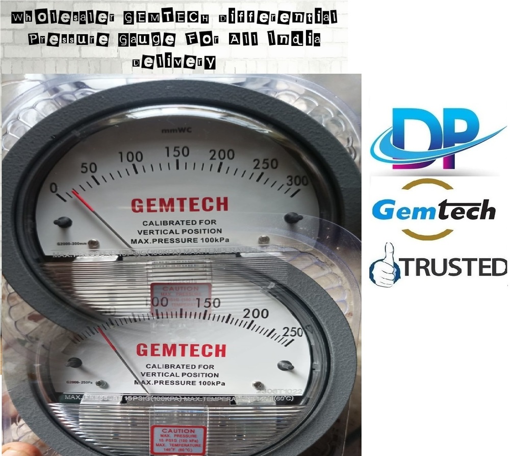 Marketing By Gemtech Differential Pressure Gauges Products - D.p.engineers | Delhi