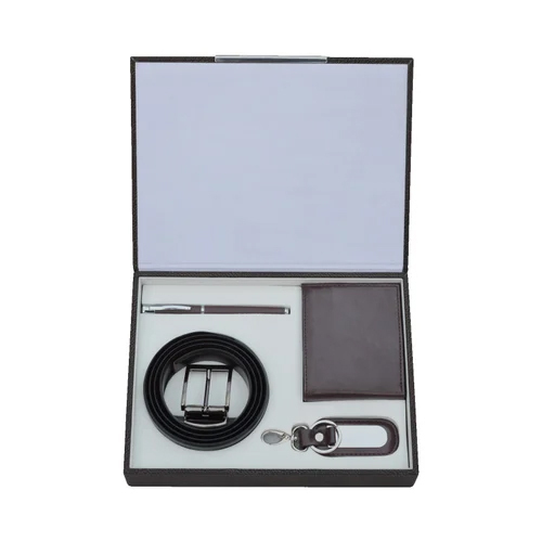 4 In 1 Leatherette Gift Set - Color: Multicolor