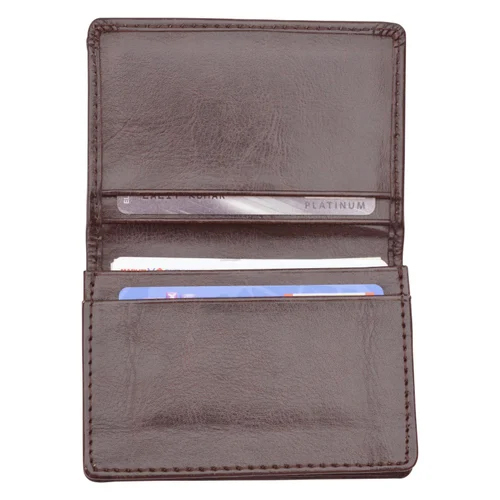 Multiple Debit Credit And Visiting Card Holder - Color: Brown