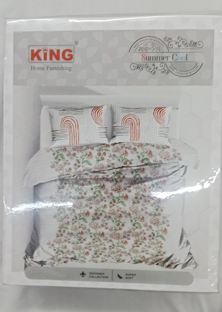 Summer Cool Double Bed - Color: White