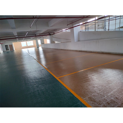 Car Parking Epoxy Flooring - Color: Transparent