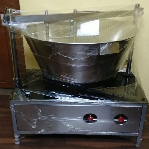 Regular Model Khoya Machine - Stainless Steel, 35 Ltr/hr Capacity, Silver Color, 0.5 HP Motor, Low Energy Consumption, Semi Automatic Control
