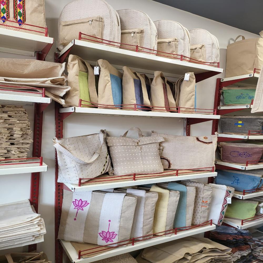 Jute And Cotton Bag