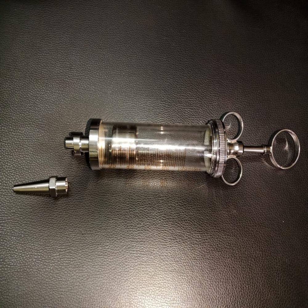 Reiner Alexander Syringe Toomy Allo Reiner Alexander Glass Syringes With Nozzle - Application: Urology