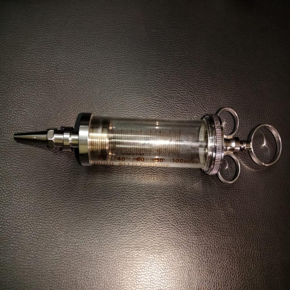 Reiner Alexander Syringe Toomy Allo Reiner Alexander Glass Syringes With Nozzle - Application: Urology