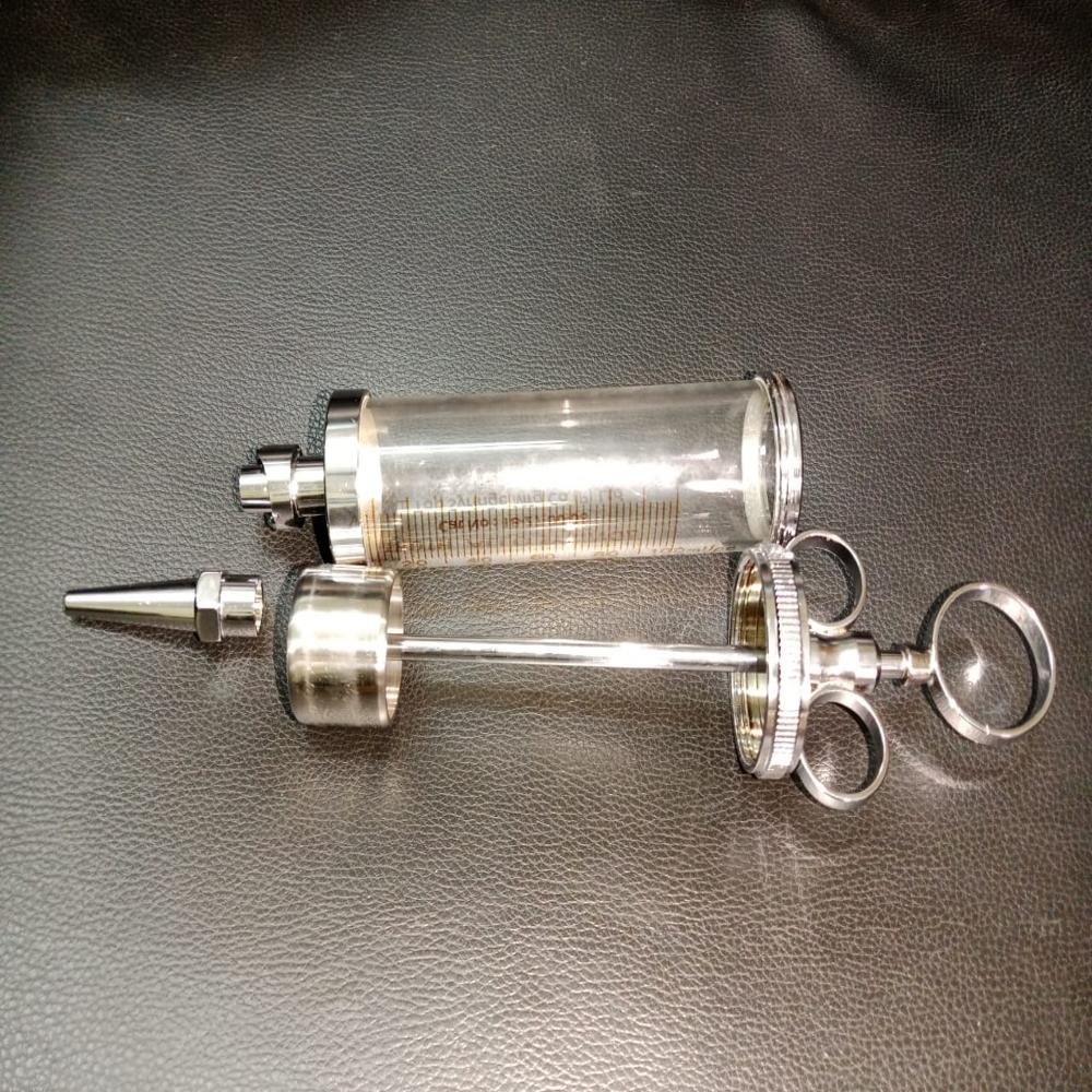 Reiner Alexander Syringe Toomy Allo Reiner Alexander Glass Syringes With Nozzle - Application: Urology