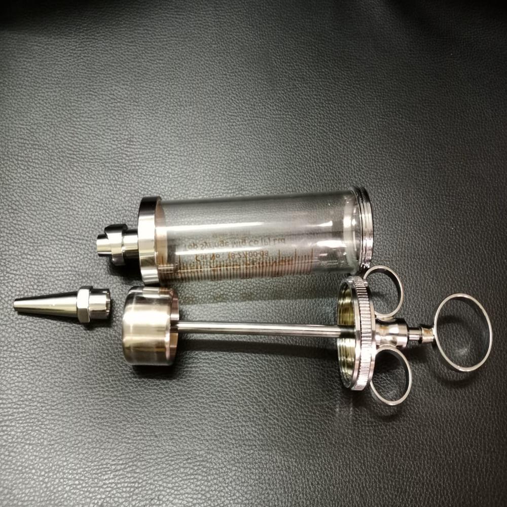 Reiner Alexander Syringe Toomy Allo Reiner Alexander Glass Syringes With Nozzle - Application: Urology