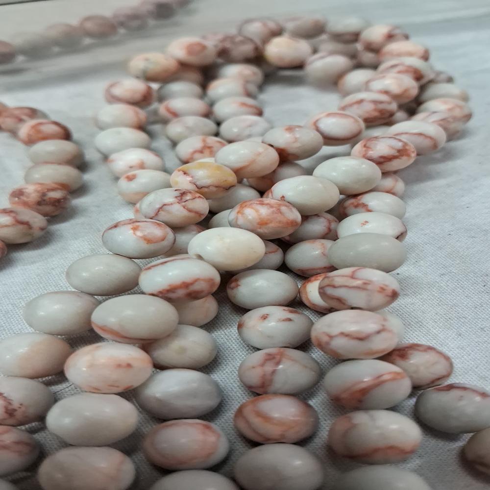 Red Picasso Jasper Crystal Beads