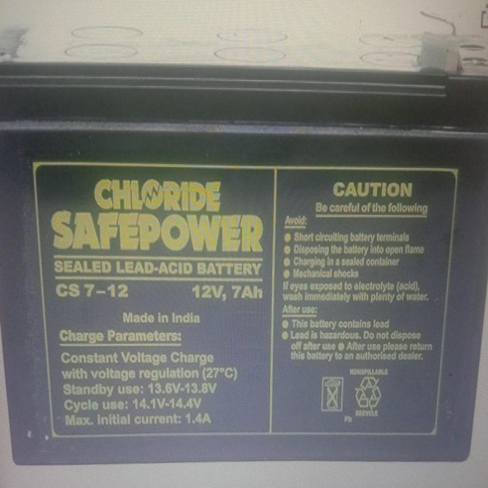 Exide 7Ah SMF battery 