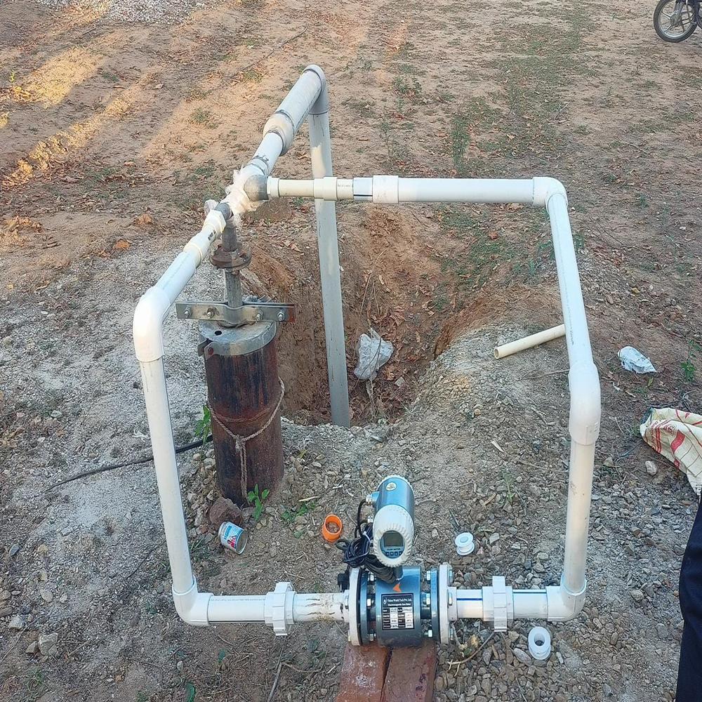 7 Inch Electromagnetic Flow Meter, For Water,