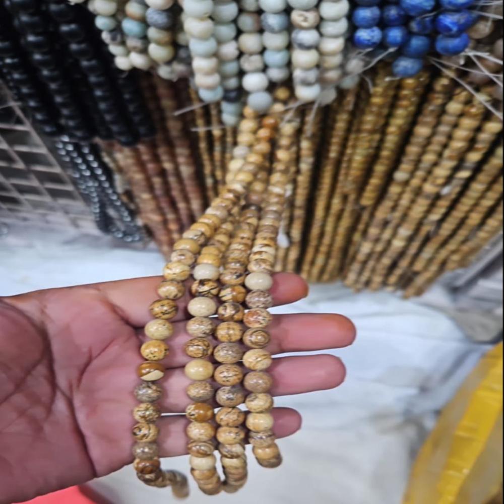 Picture Jasper Crystal Beads