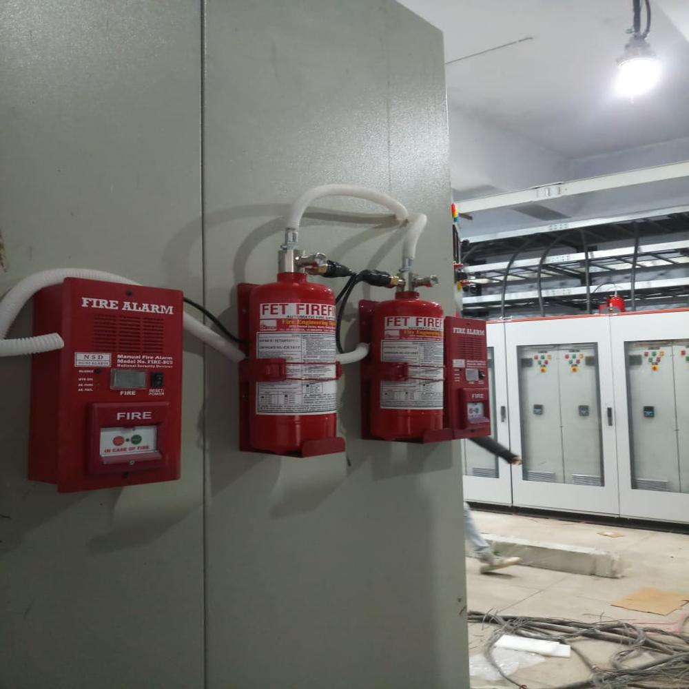 Fire Protection Suppression System - Color: Red
