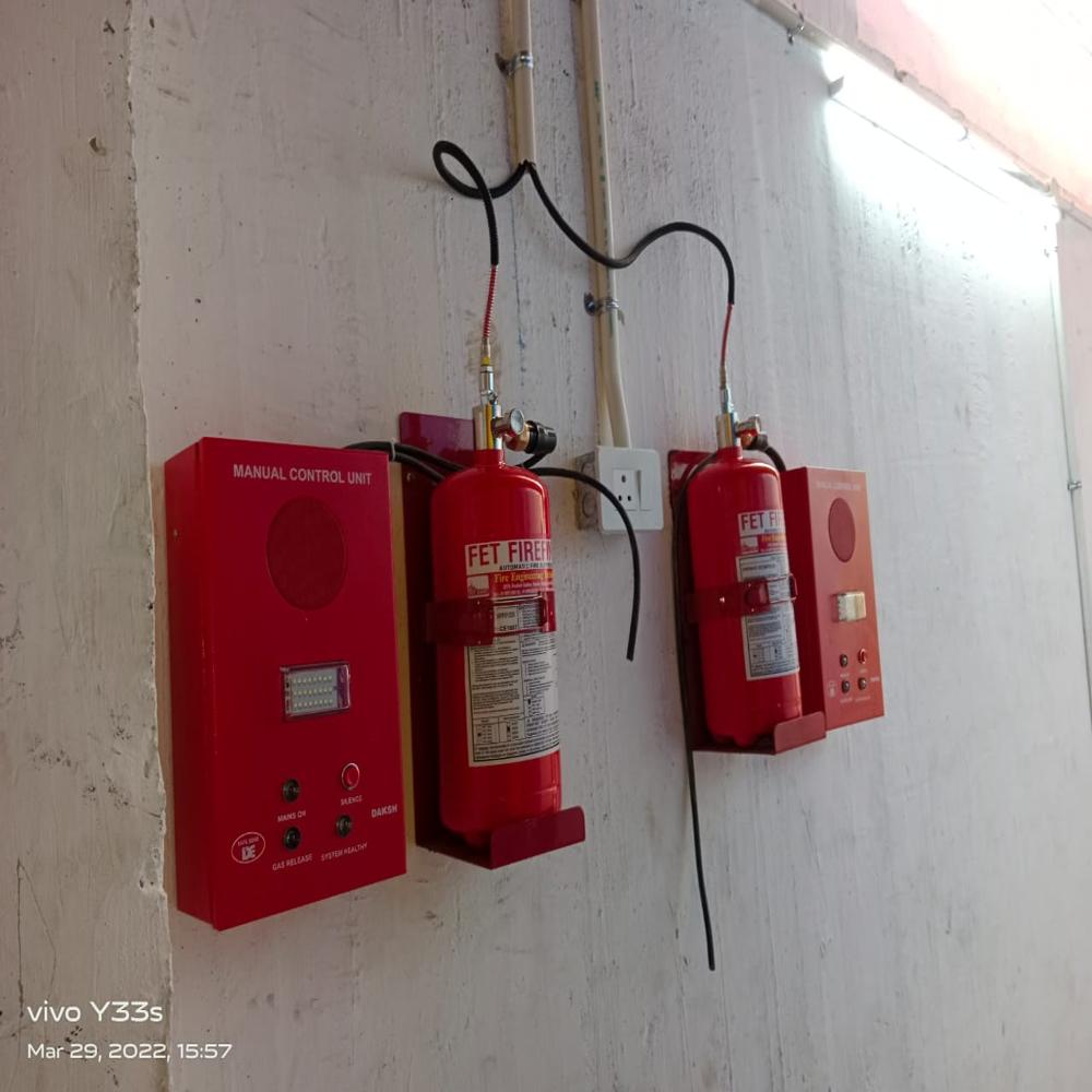 Fire Protection Suppression System - Color: Red