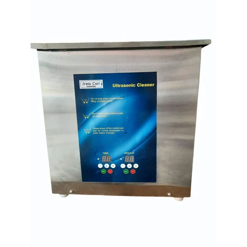 Ultrasonic Cleaner - Mild Steel, Standard Size, Silver Color | Frequency 20-135 KHZ, Voltage 220 Volt for Industrial Use