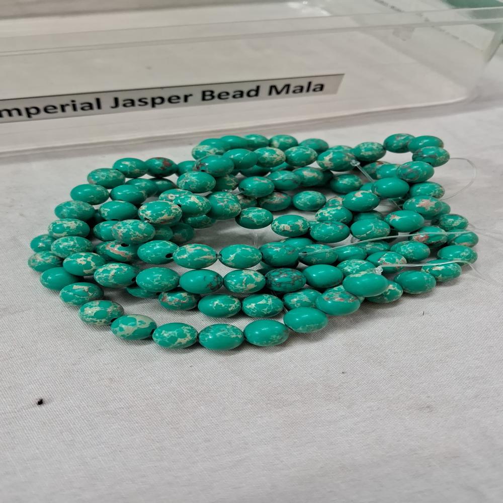imperial Blue Jasper Crystal Beads