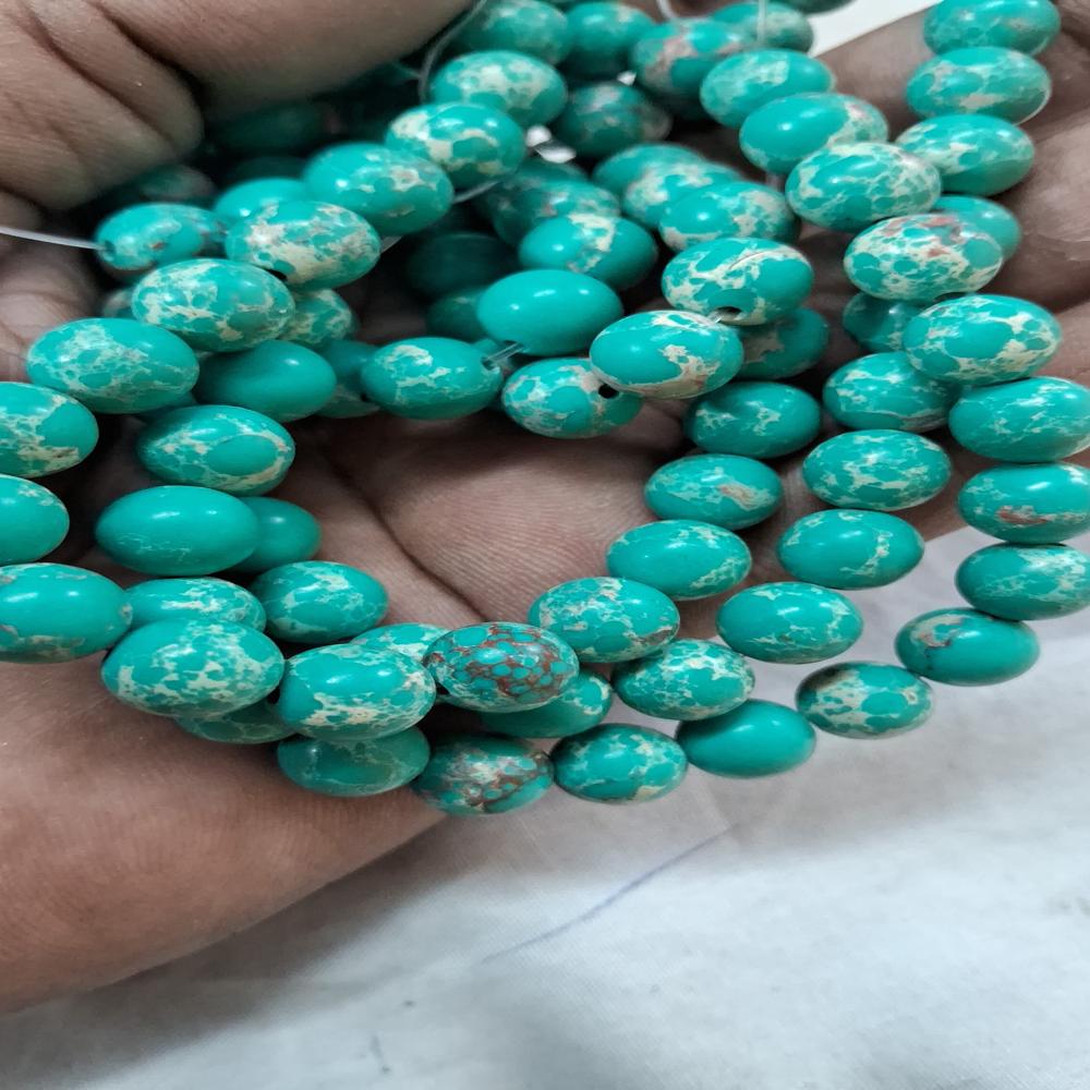 imperial Blue Jasper Crystal Beads