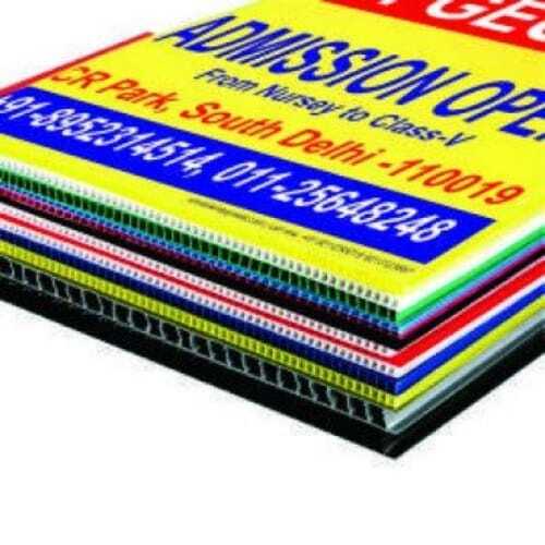 Pvc Printing Sunpack Sheet - Color: Red And White