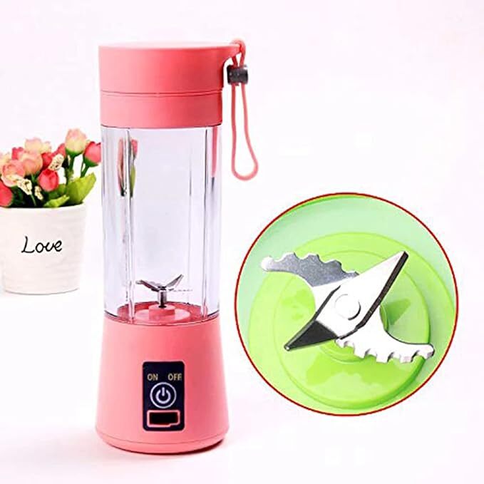 MEELANA Portable Electric USB Juice Maker Juicer Bottle
