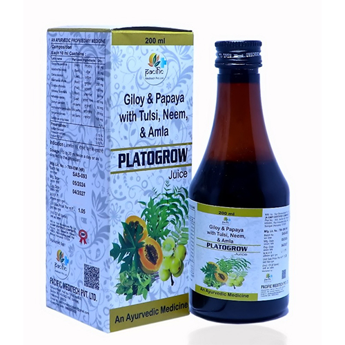 गिलोय और papaya, तुलसी, नीम और आँवला का रस
