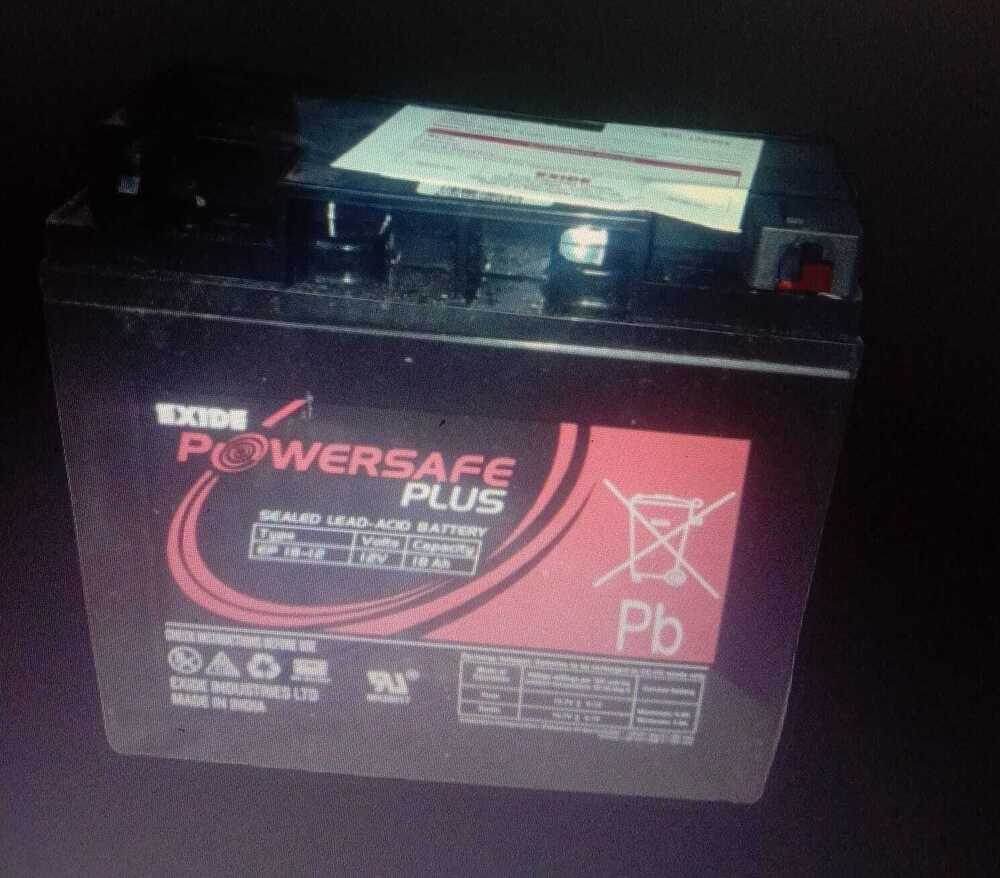Exide 12V/18Ah SMF Battery
