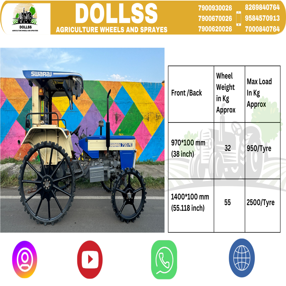 Airless Tractor Tyres - Diameter: 970 Millimeter (Mm)