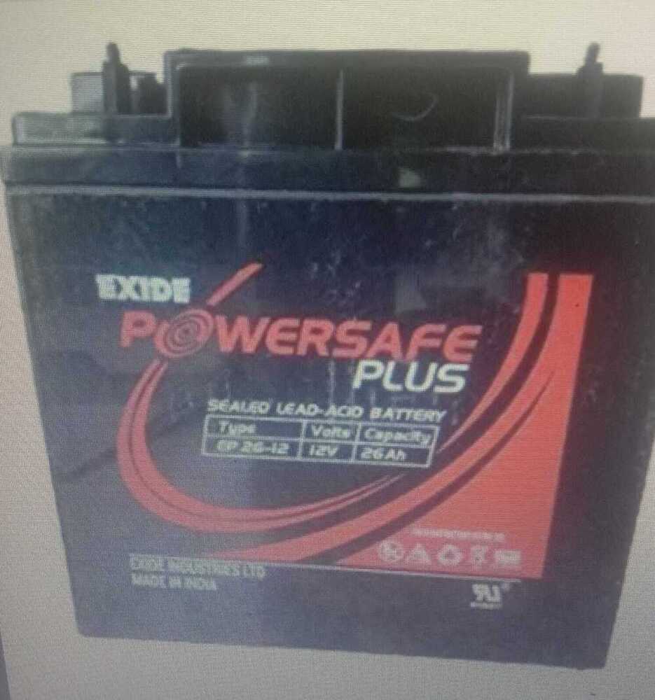 Exide 12V/26Ah SMF Battery