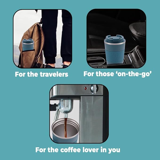 Insulated Coffee Cup Tumbler | Double Walled 304 Stainless Steel