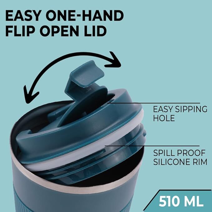 Insulated Coffee Cup Tumbler | Double Walled 304 Stainless Steel