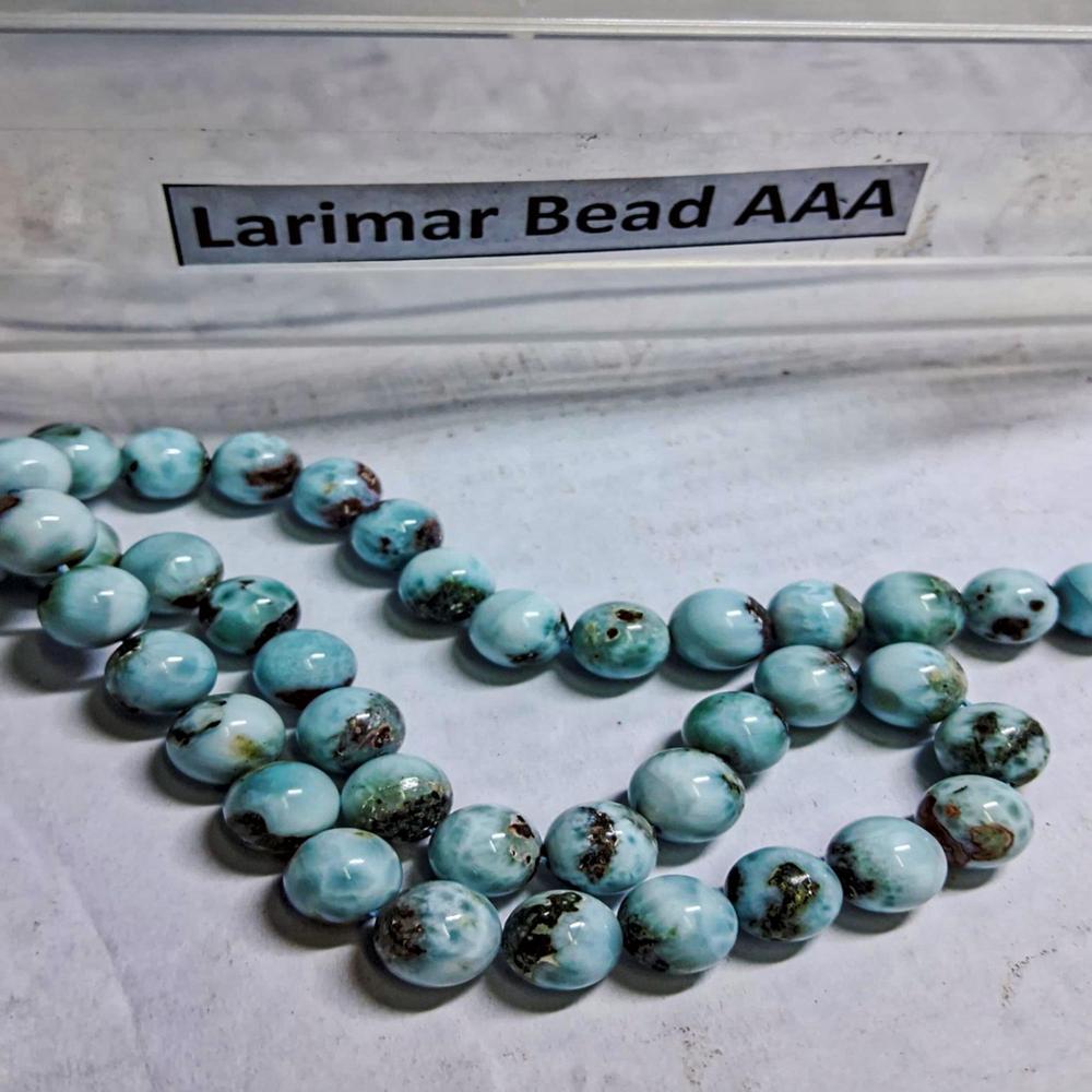 Larimar AAA Crystal Beads