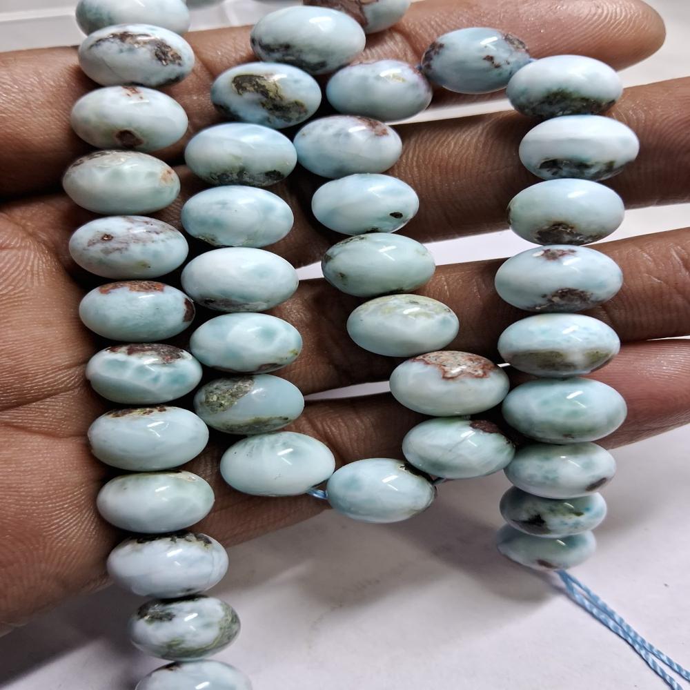Larimar AAA Crystal Beads