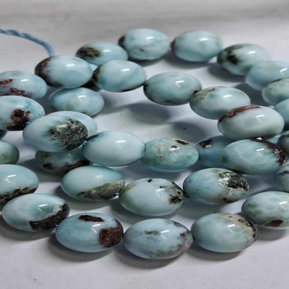 Larimar AAA Crystal Beads