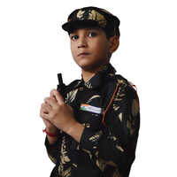 School Kids Army Dress - Collar Type: Polo Shirt