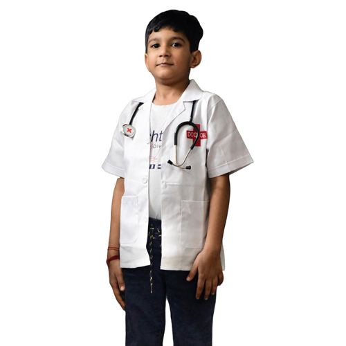 School Kids Doctor Coat - Color: White