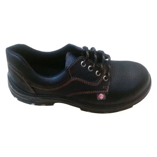 02_Zain Single Density Safety Shoes - Color: Black